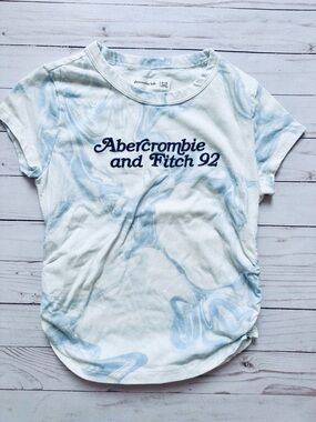 Abercrombie Kids Girls logo T-shirt (size 11/12)